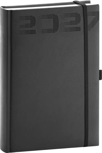 Notique Tageskalender Aprint Top 2027 schwarz 15 × 21 cm