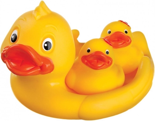 Gummienten zum Baden mit Seifenschale von Hencz Toys