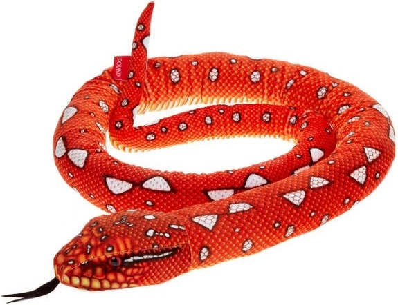 Plüsch-Schlange rot 180 cm