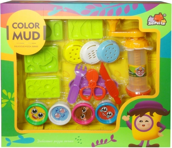 Set aus Knetmasse zur Zubereitung köstlicher „Gerichte“