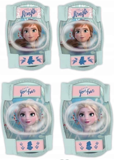 Kinder-Set für Knie- und Ellbogenschützer Disney Frozen (4 Stk.)