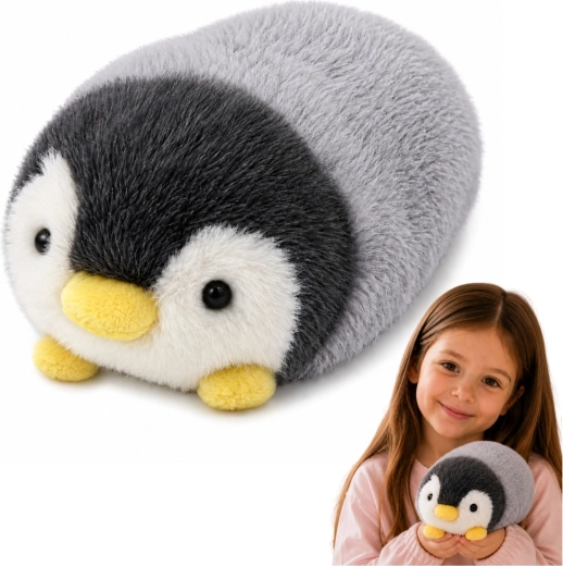 Plüsch-Pinguin grau-weiß 16 cm - 1 Stück