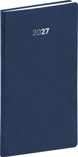 Notique Taschenkalender Balakon 2027 dunkelblau 9 × 15,5 cm