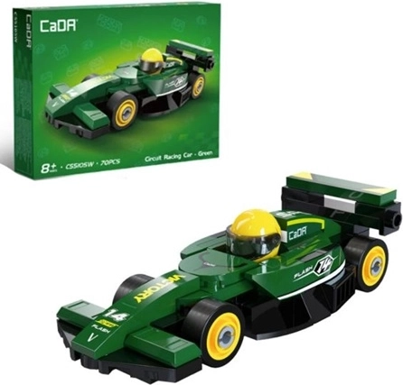 CaDA Baukasten Sportwagen Circuit Racing Car, grün