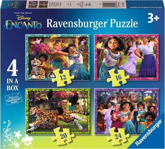 RAVENSBURGER Puzzle Encanto 4in1 (12, 16, 20, 24 Teile)