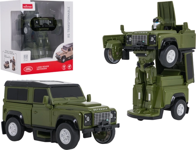 Transformierendes Modell Land Rover Defender 2-in-1 im Maßstab 1:32 von RASTAR
