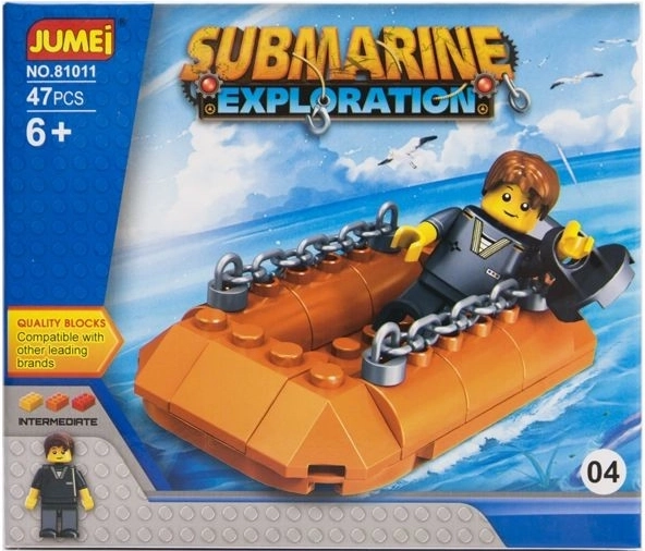 Jumei Submarine Exploration Unterwasser-Expedition Bausatz 47 Teile - 1 Stück