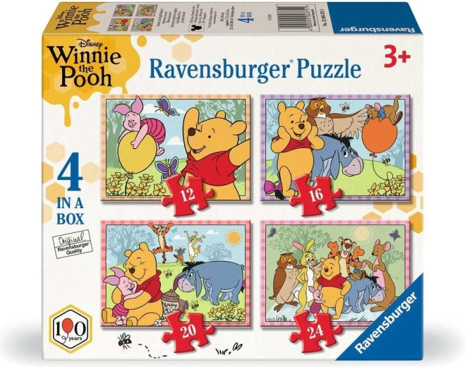 Ravensburger Puzzle Winnie Puuh 4 in 1 (12, 16, 20, 24 Teile)