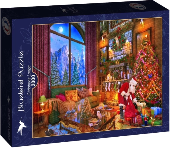 Bluebird Puzzle Weihnachtshütte 2000 Teile