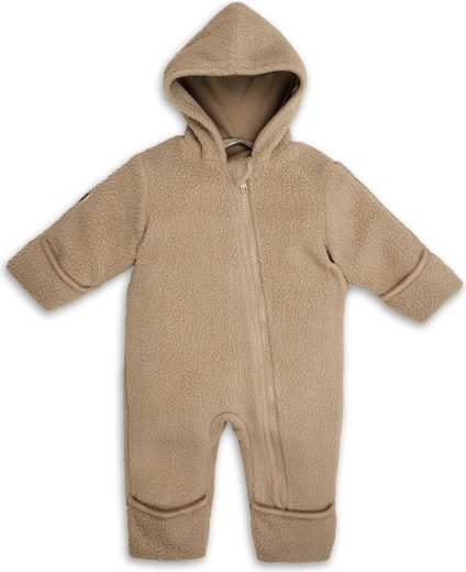 Lodger Winter-Overall Teddy beige 0–3 Monate