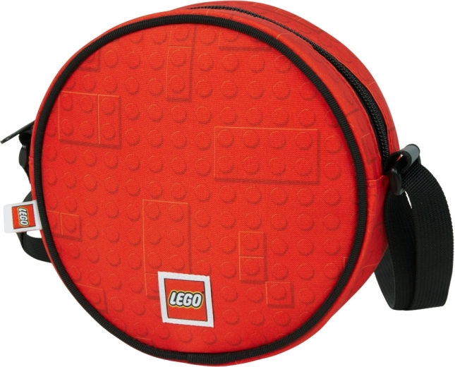 LEGO runde Crossbody-Tasche Brick Dots rot