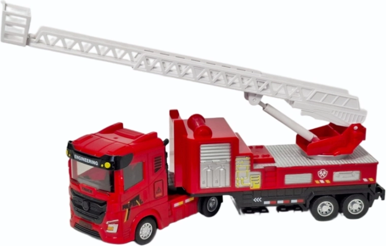 Feuerwehrauto mit beweglicher Leiter
