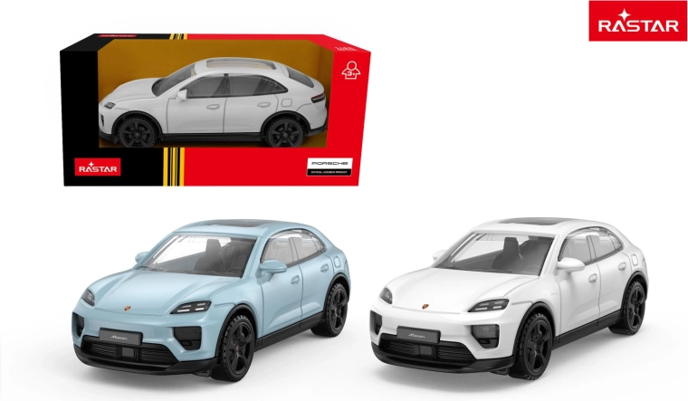 Metallauto Porsche Macan Rastar 1:43 blau - 1 Stück