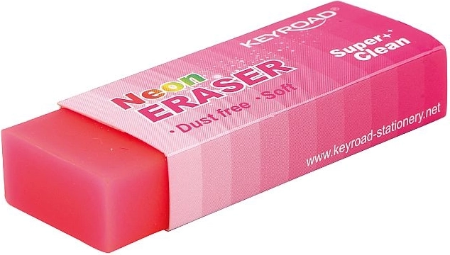 Neonradiergummi Keyroad rosa