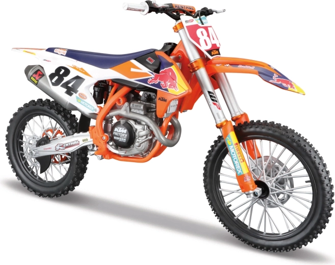 Maisto Motorradmodell Red Bull KTM 450 SX-F Factory Edition 2018 Jeffrey Herlings #84 1:6
