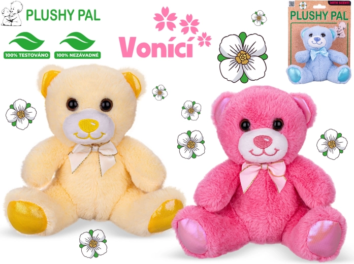 Plüsch-Teddybär Plushy Pal 15 cm mit Schleife und Duft