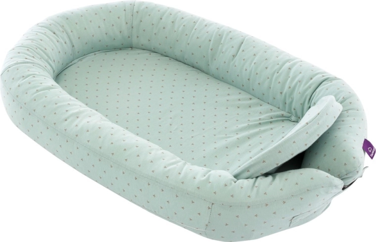 Träumeland Babynest Comfort Twister blau