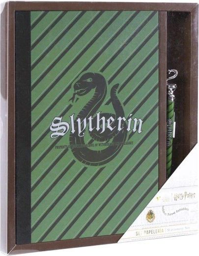 Geschenk-Schreibset Harry Potter Slytherin