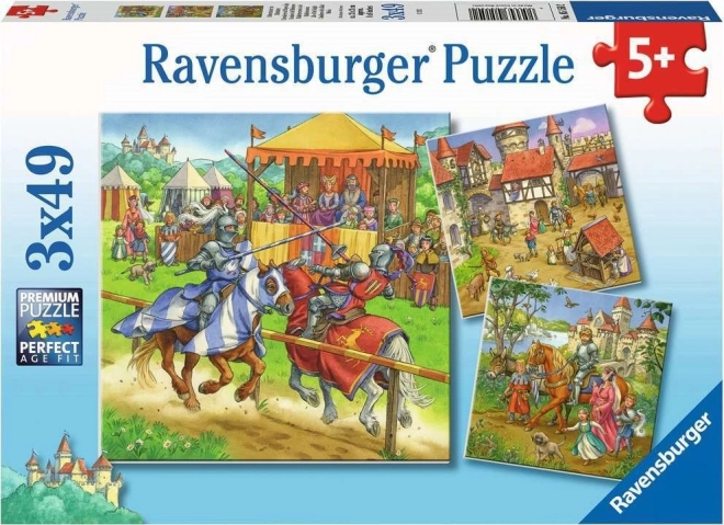 Ravensburger Puzzle Ritterturnier 3×49 Teile