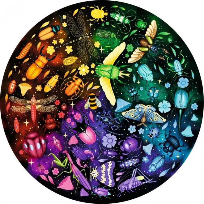 Puzzle Farbpalette – Insekten, 500 Teile