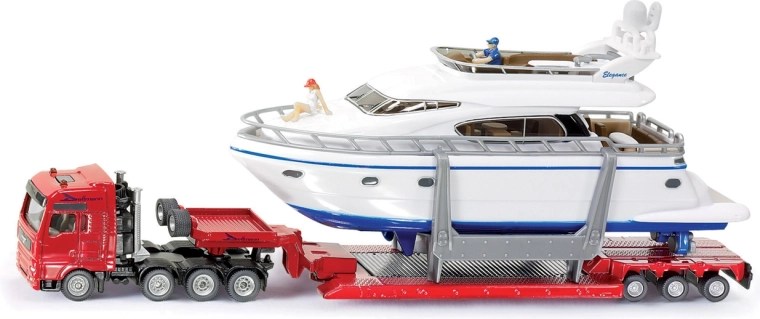 Siku Super-LKW mit Yacht