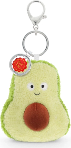 Plüsch-Taschenanhänger Avocado 12 cm