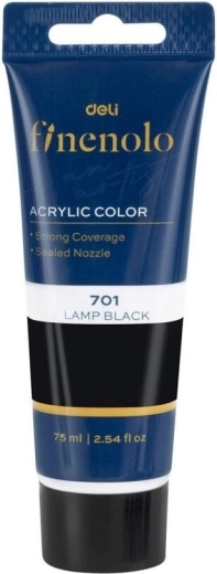 Acrylfarbe 75 ml – Schwarz