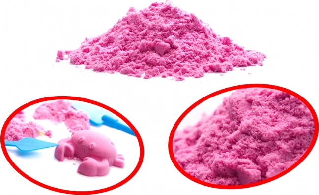 Magischer kinetischer Sand für Kinder 1 kg – Rosa
