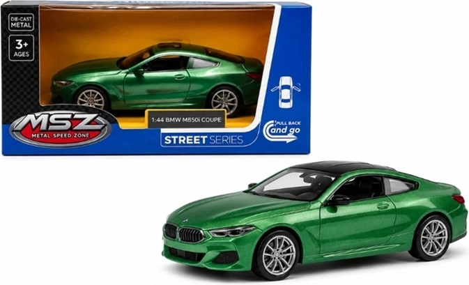 BMW M850i Coupé-Modellauto mit Licht- und Soundeffekten, grün