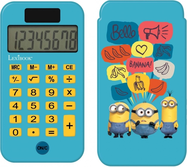 Taschenrechner LEXIBOOK im Minions-Design für Kinder