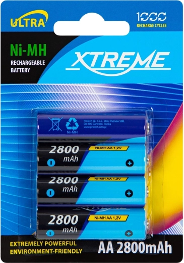 NiMH AA-Akkus 2800 mAh Xtreme - 4 Stk.