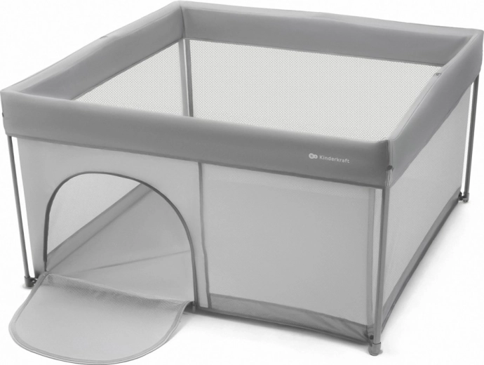 Kinderkraft Laufstall für Kinder Ziki Light Grey