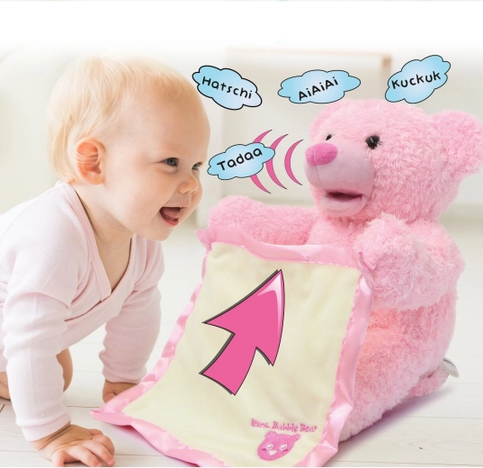 Interaktive Plüschbärin Mrs. Babble Bear, rosa