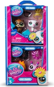 Littlest Pet Shop Set mit zwei Figuren und Zubehör, Serie 7