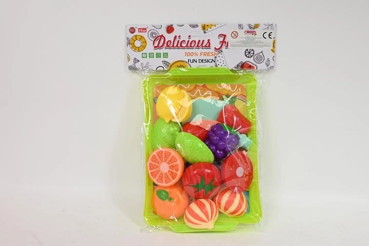 Kinder-Obst zum Schneiden auf Tablett