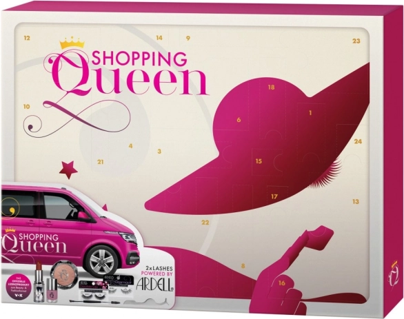 Adventskalender SHOPPING QUEEN mit Kosmetik und künstlichen Wimpern von ARDELL