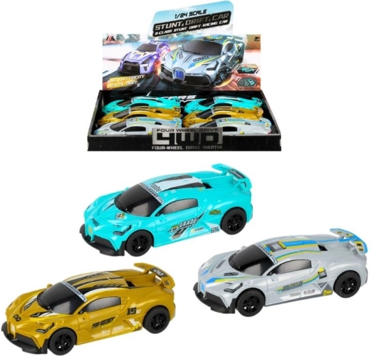 Drift-Rennauto mit Schwungradantrieb – 3 Farben