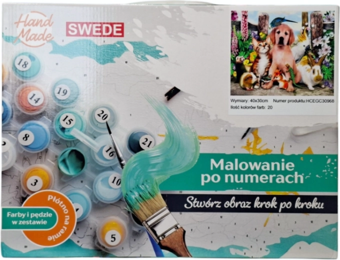 Malen nach Zahlen – Tiere