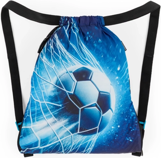 Bagmaster Turnbeutel/Schulbeutel für Hausschuhe und Sportzeug Beta 26 C – Fußball