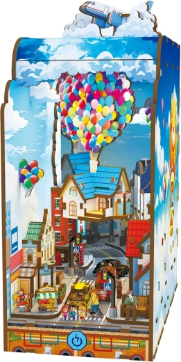 2Kids Toys Buchstütze als Miniaturhaus „Haus zwischen den Wolken“