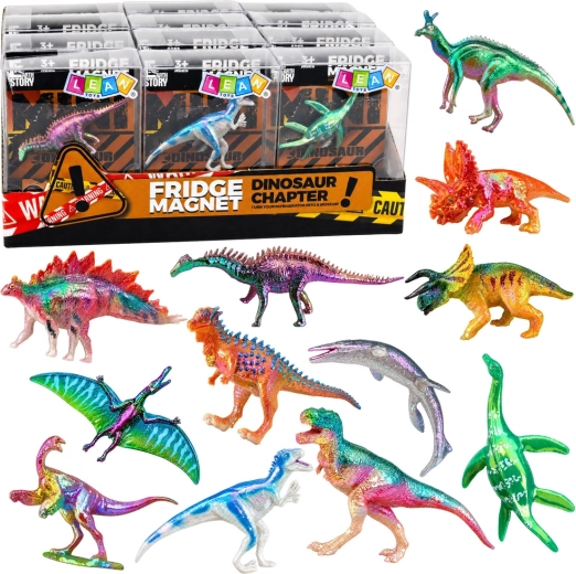 Dinosaurier-Figur mit Kühlschrankmagnet – Mix aus verschiedenen Arten