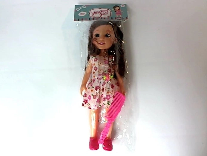 Puppe 33 cm mit Kamm