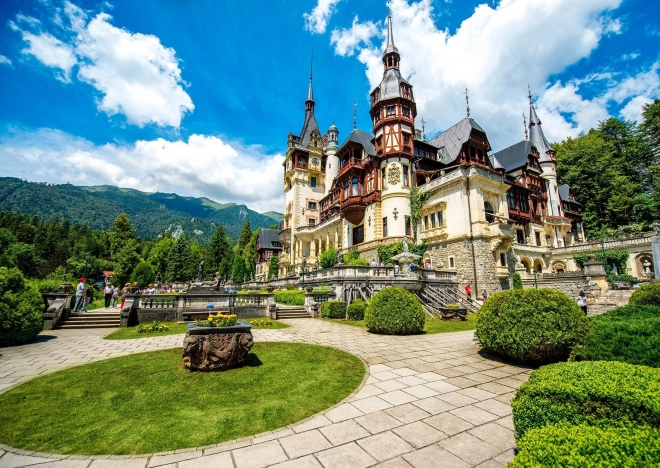 Puzzle Königsschloss Sinaia Rumänien 1000 Teile