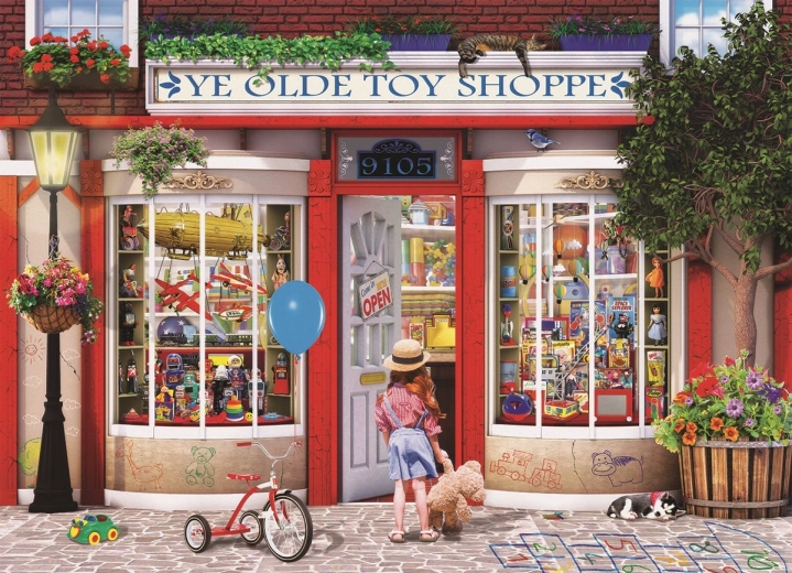 Eurographics Puzzle Altes Spielzeug 1000 Teile