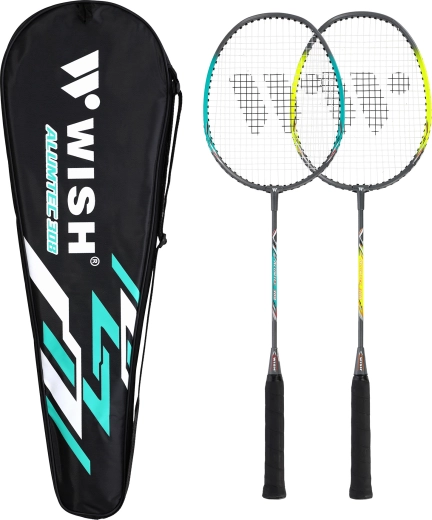 Badminton-Set Wish Alumtec für Anfänger mit Hülle