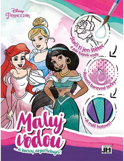 Malen mit Wasser A4 Disney Prinzessinnen – magische Ausmalbilder