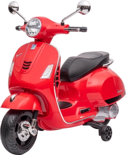 Elektrisches Kinder-Motorrad Vespa GTS Buddy Toys, rot