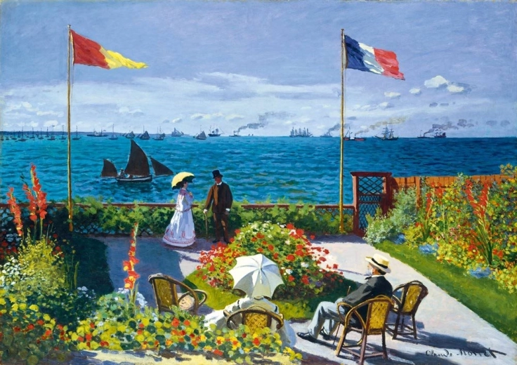 Bluebird Puzzle Garten in Sainte-Adresse 1000 Teile