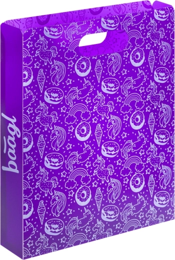 Kunststoffmappen für Schulhefte mit Griff BAAGL Einhorn