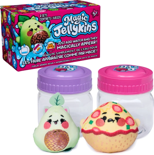 Spin Master Magic Jellykins Überraschungs-Plüschfigur im Glas – 2 Stk.